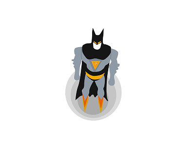 Bat-Man amazing batman batman batman love black design digital drawing fire firefly flat design flying fun grey illustration symbol vector yellow