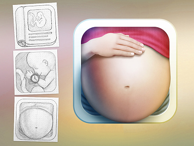 Pregnancy icon iphone pregnancy sketch