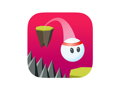 Chump - Game icon Design design game icon jump