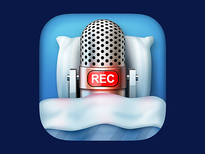 Sleep Recorder app design icon recorder sleep
