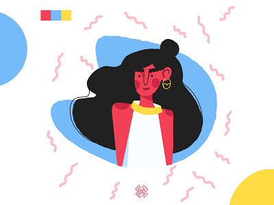 Freedom Girl 🕊️ character character design flat flat illustrator girl character illustration illustration design minimal minimal illustration vector vector art web illustration