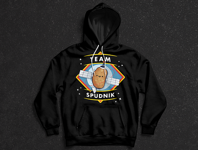 Team Spudnik - Hackathon Team shirt branding design fun illustator illustrator logo print print design