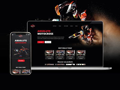 E-Commerce Redesign branding dealership design ecommerce ecommerce design motocross redesign ui ux webdesign