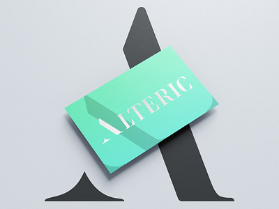 Alteric Advisory branding concept design illustration logo vector