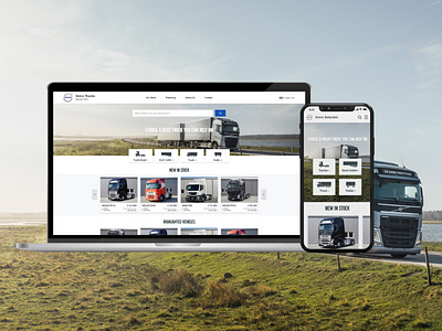 Used trucks Ecommerce platform design responsive design truck trucks ui uidesign ux webdesign