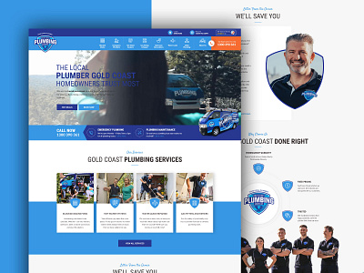 Gold Coast Plumbing Company Web Design