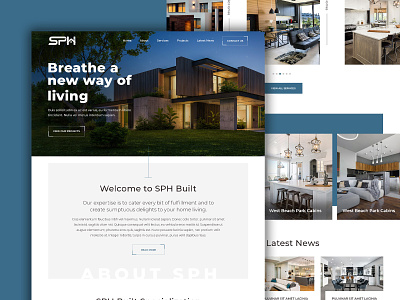 SHP Built Website Design construction website web design webdesign website website design