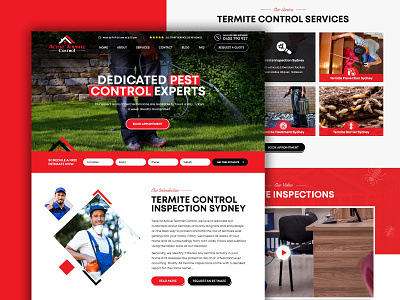 Active Termite Control Website Design