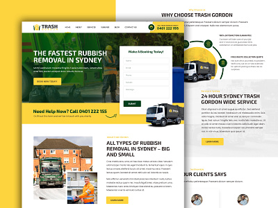Trash Gordon Website Design rubbish removal website web design webdesign website design