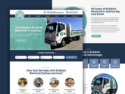 Tip It Rubbish Removal Website Design rubbish removal website web design webdesign website website design