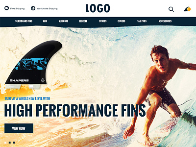 Surf Nation Website Design