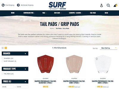 Surf Nation Collection Page products surf surfing website