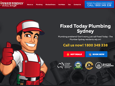 Plumbing Website Design service website design