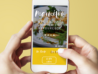 Restaurant Marmito design graphic illustrator design mobile site design ux