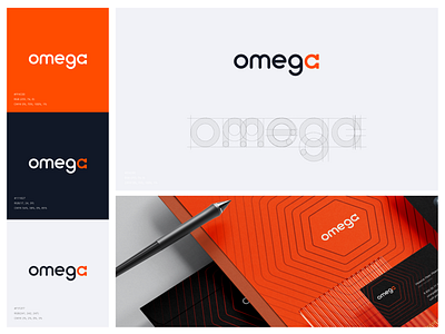OMEGA - self-service car wash terminal logo 3d branding graphic design logo