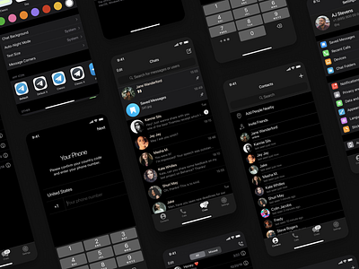Telegram - Free iOS UI Kit