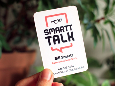 SmarttTalk Business Card identity logo