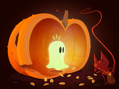 pumpkin seeds illustration