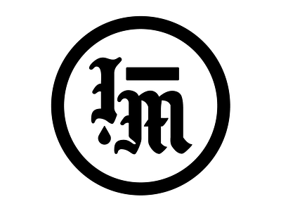Inked Ministry Icon adobe illustrator black and white brand branding icon iconography illustrator logo type typography