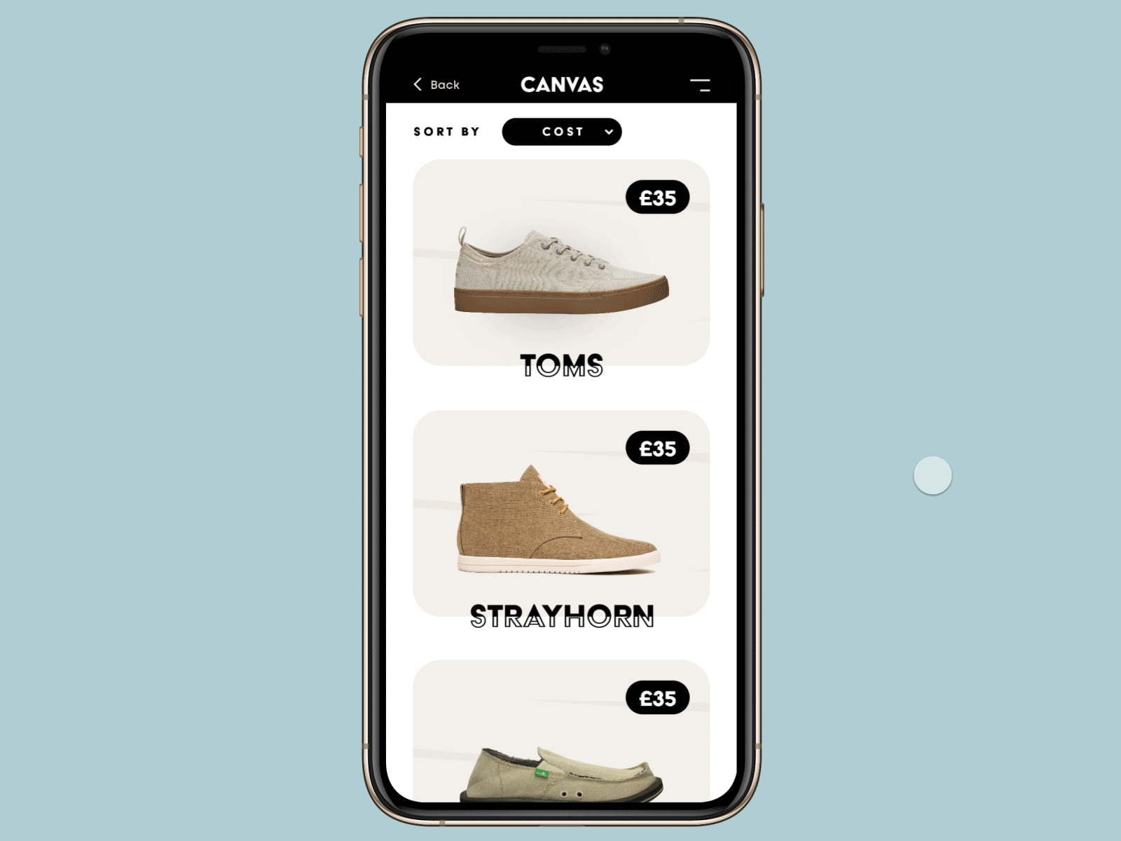Sustainable Fashion App User Flow