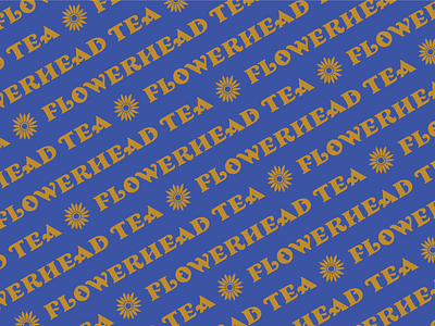 Flowerhead Tea brand identity branding branding design california floral flower flowerhead tea illustration logotype mexico natural tea toro pinto