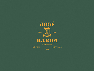 JOSÉ BARBA LIBRERO books bookstore brand identity branding branding design design guadalajara isotype logotype toro pinto typography vector