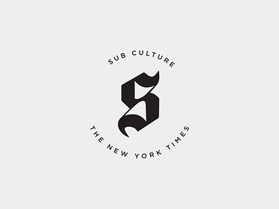 SubCulture by The New York Times - Branding Concept branding branding and identity branding concept branding design branding identity branding identity design idenity identity branding logo logodesign