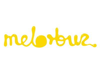 Melorbuz branding lettering logo melorbuz yellow