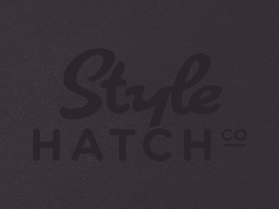 Style Hatch drippple drips gif gotham rounded logo script