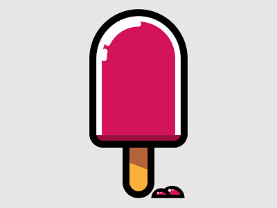 Ice Candy adobe illustrator candy ice cream icecream illustrator illustrator adobe ipad logo pinky vector illustration
