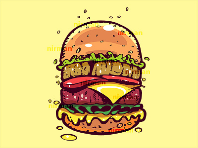 Burger adobe burger burgers design food illustration illustrator illustrator adobe ipad procreate