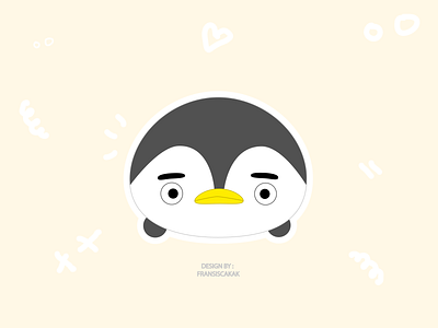 EXO D.O. - Inspired by Disney Tsum Tsum animal art black branding d.o. design do kyungsoo exo graphic design icon illustration kpop logo minimalist penguin ui vector white yellow