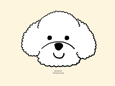 White Bichon - Vivi - EXO Sehun art bichon branding design design dogs exo graphic design icon illustration kpop logo minimalist oh sehun sehun ui vector vivi