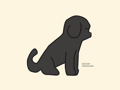 Pet Side Black Poodle - Toben - EXO Chanyeol art black branding design exo graphic design icon illustration kpop logo minimalist park chanyeol poodle ui vector