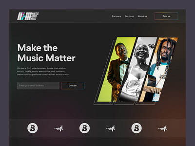 Norths About Music branding design identity design ui