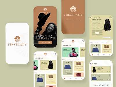Firstlady App Store UI design mobile mobile ui ui