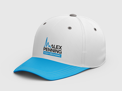 Logo Design for Alex Penning adobe apparel branding cap fitness gym logo logo design personal trainer rebrand training typography