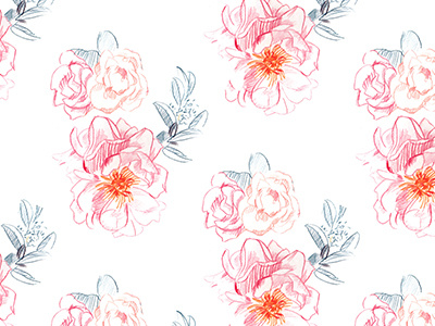 Pattern drawing flower illustration pattern
