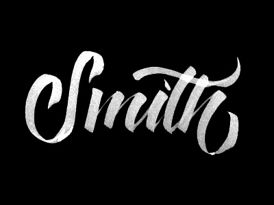 Smith sketch lettering name sketch smith type