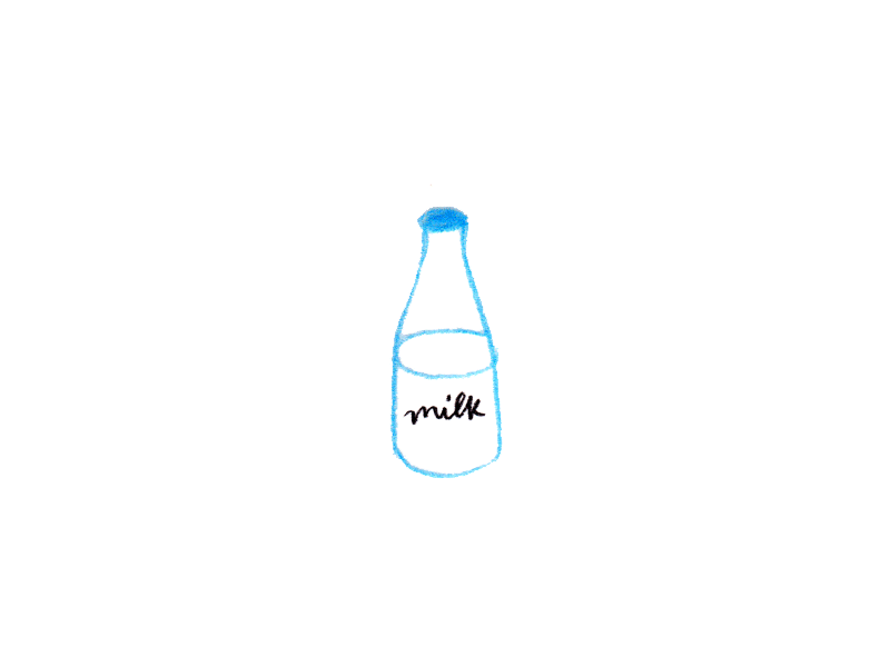Milk gif bottle gif illustration milk