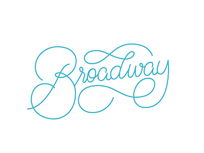 Broadway(wip) broadway lettering type typography wip