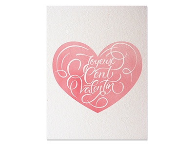 Valentine card handlettering heart lettering love type typography valentine