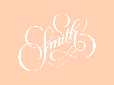 Type test lettering logo smith type typography