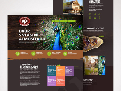 Bohuslavice web homepage art branding concept design ui ux web web design webdesign website website design