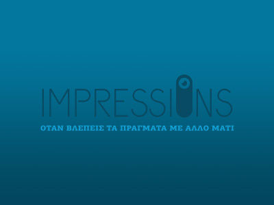 Impressions logo eye identity impressions logo looking mark