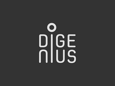 Digenius logo brand identity branding brandmark design design system digital digital agency identity logo startup