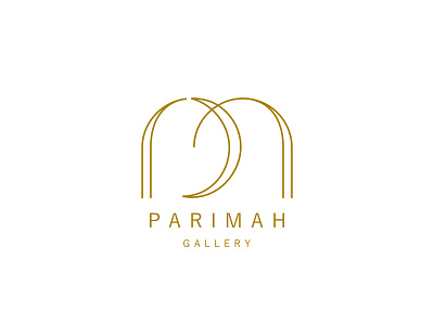 PARIMAH GALLERY Logo Design branding design fashion brand fashion branding fashion logo logo logotype monogram