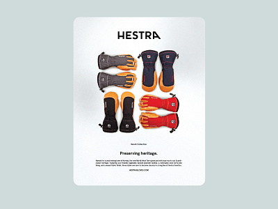 BeneskiDesign Hestra NARVIK branding design minimal print design