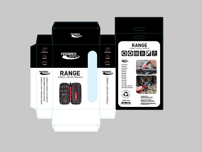 BeneskiDesign FeedbackSports BOX Range branding design minimal package design print design vector