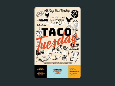 BeneskiDesign LaCo Mex Poster TacoTuesday